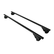 Cross Rail Roof Rack Fits Volkswagen Id.buzz 2022-2026 Black | Adjustable Aluminum Heavy Duty 300 LBS Anti-Theft Lock Cargo Carrier Rooftop Crossbar Accessories for Bike, Basket, Snowboard, Luggage