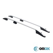 Cross Rail Roof Rack Fits Volkswagen Id.buzz 2022-2026 Gray | Adjustable Aluminum Heavy Duty 300 LBS Anti-Theft Lock Cargo Carrier Rooftop Crossbar Accessories for Bike, Basket, Snowboard, Luggage