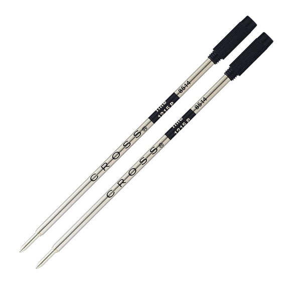 Cross Ballpoint Pen Refill - Black - Fine - Dual Pack