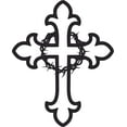 thumbnail image 1 of Cross Religion Drawing Faith Sign Lettering Wall Sticker Art Design Decal for Girls Boys Kids Room Bedroom Nursery Kindergarten House Fun Home Decor Stickers Wall Art Vinyl Decoration (30x17 inch), 1 of 1
