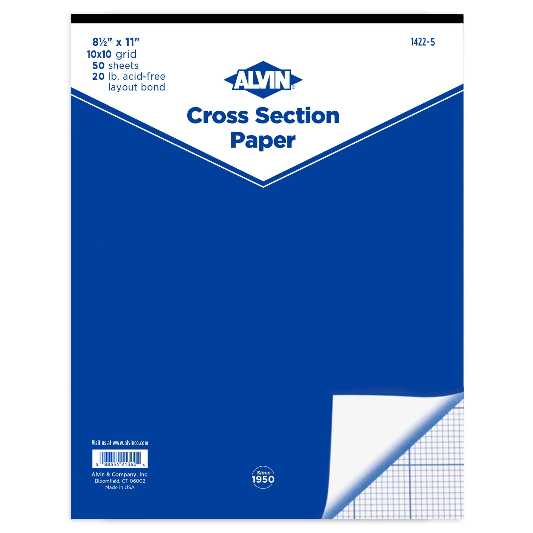 Cross Section Graph Paper Pad / 50 Sheet available in 4x4