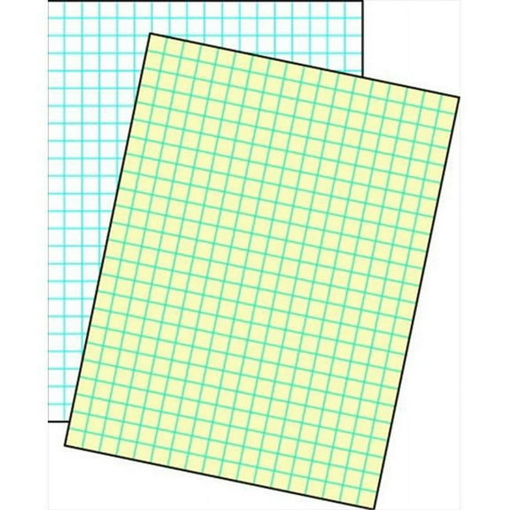 Cross-Section Ruled Drawing Paper, Manila - 1 In. Ruled