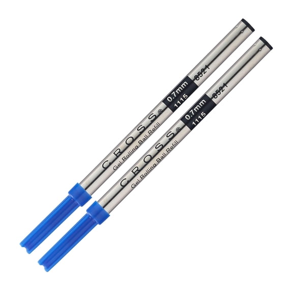 Cross Selectip Gel Rollerball Pen Refill - Blue - Dual Pack