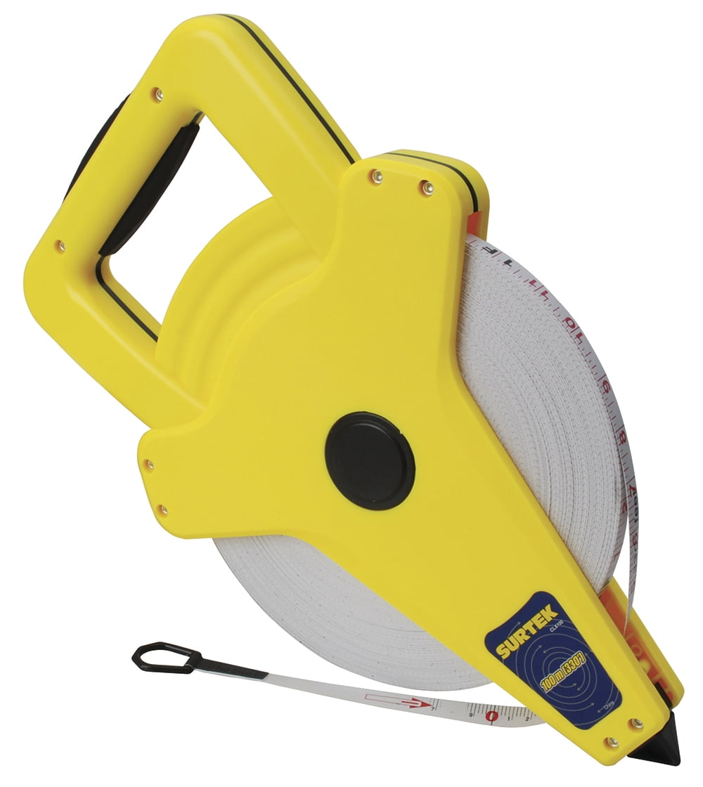 Cross-Shaped Fiberglass Measuring Tape 100M Surtek