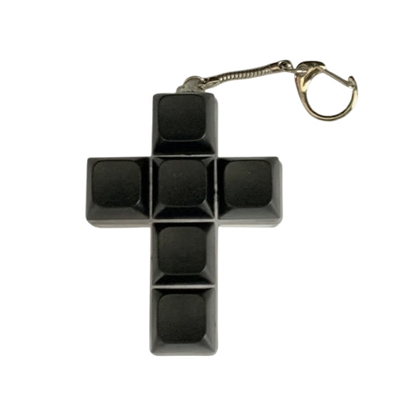 Cross-Shaped Keyboard Key Squeezer, Mechanical Keyboard Feel Stress Relief Fidget, Slow Rising Sensory Anxiety Squishy, Unique Office Desk Item