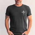 thumbnail image 1 of Cross Shirt, Faith Cross Shirt, Crown of Thorns shirt, Christian Shirts Gift For Him or Her, Faith Cross, Fathers Day Shirt, spiritual tee, 1 of 2
