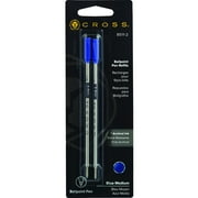 Cross Standard Ballpoint Pen Refills Medium Point, Blue Ink, 2 Pack