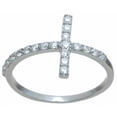 thumbnail image 1 of Cross Sterling Rings for Women Make Great Birthday Gifts for Women, 1 of 6