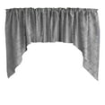 thumbnail image 1 of Cross-Stitch Diamond Pattern Pintuck Taffeta Swag Valance Curtain Window Treatment Kitchen Home Décor 72" Wide / 36" Tall, 1 of 2