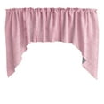 thumbnail image 1 of Cross-Stitch Diamond Pattern Pintuck Taffeta Swag Valance Curtain Window Treatment Kitchen Home Décor 72" Wide / 36" Tall, 1 of 2