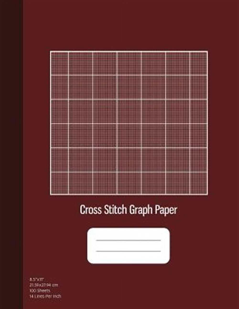 Beading Graph Paper: Cross Stitch Graph Paper: 14 Lines Per Inch, Graph ...