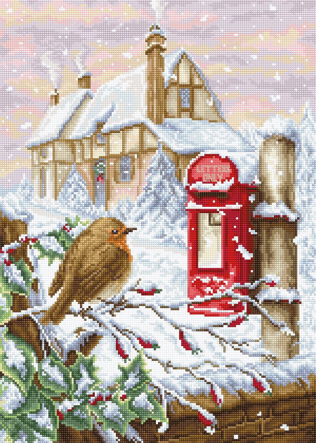Cross Stitch Kit - Red Mail Box BU4014