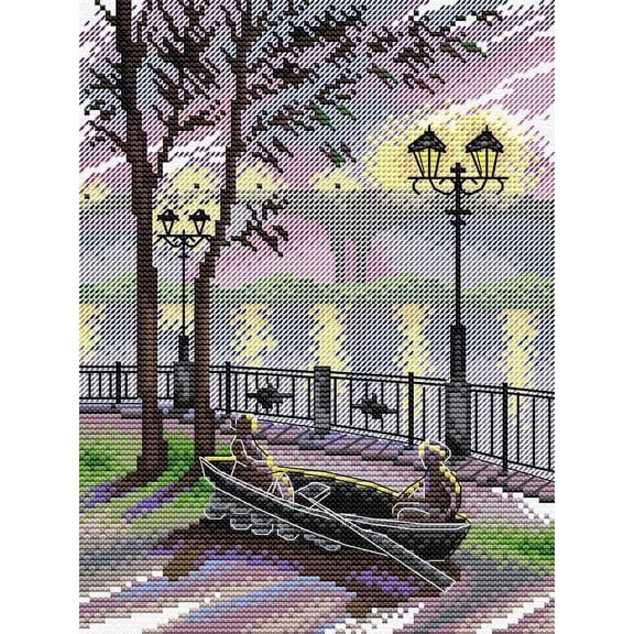 Cross-Stitch Kit Rostov-On-Don SM-559 Night City Needlework