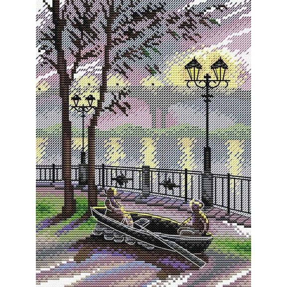 Cross-Stitch Kit Rostov-On-Don SM-559 Night City Needlework