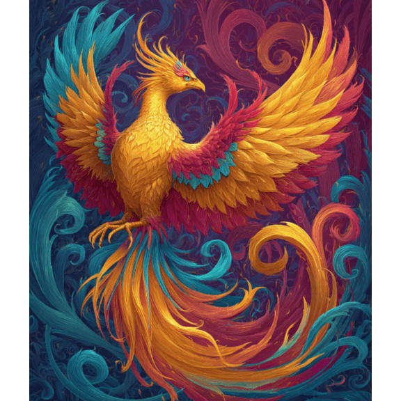 Cross Stitch Kits for Adults Phoenix Motif Stamped Crossstitching Kits Preprinted 11CT Prestamped Easy Pattern Needlepoint Kits Crafts for Decor 16x20inch