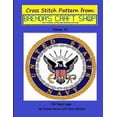 thumbnail image 1 of Cross Stitch Patterns from Brenda's Craf US Navy Logo - Cross Stitch Pattern from Brenda's Craft Shop: Cross Stitch Pattern from Brenda's Craft Shop, Book 14, (Paperback), 1 of 1