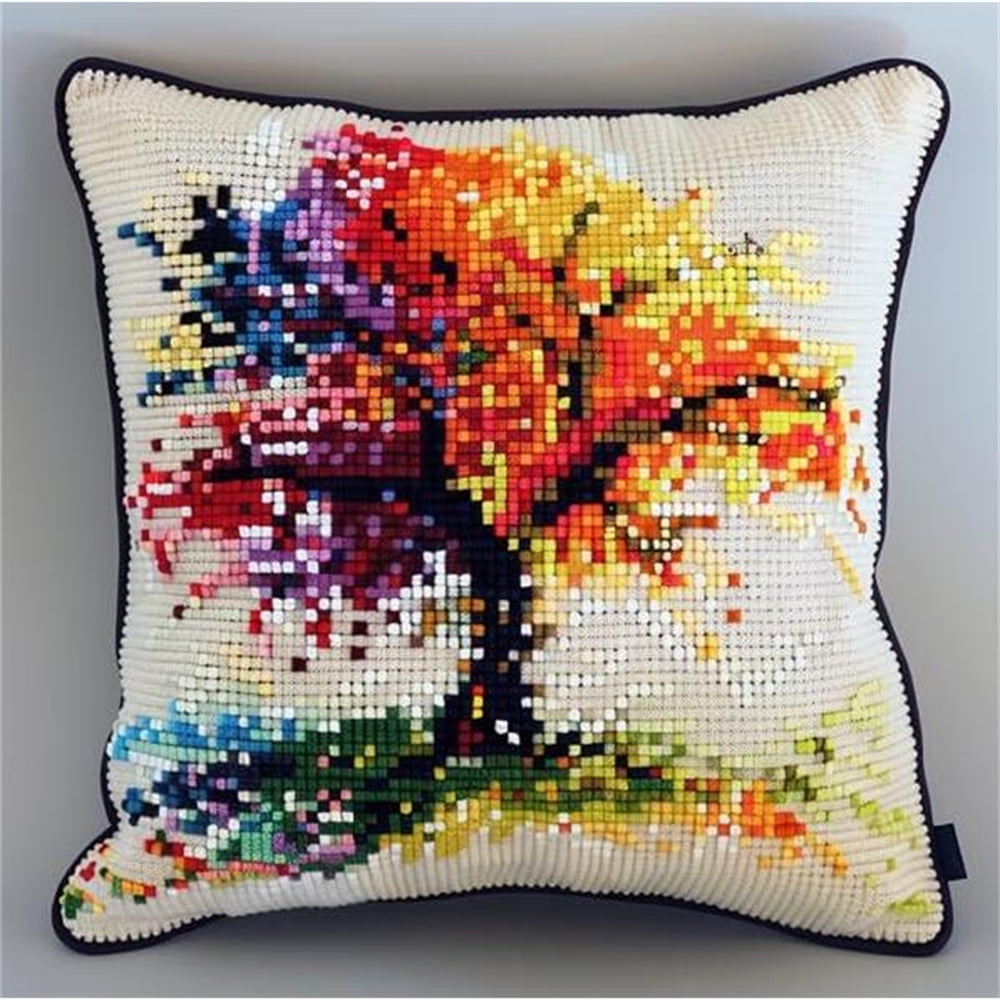 Shaker Patchwork Flowers, Needlepoint Kit, Tapestry Kit, Tapestry Cushion, Needlepoint selling Pillow, Design, Patchwork