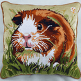 thumbnail image 1 of Cross Stitch Pillow Kits for Adults，Cross Stitch Throw Pillow Case Kits , 45x45cm，Animal Prints,Cross Stitch Pillow Cases Stamped Kits, 1 of 7
