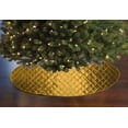 thumbnail image 1 of Cross Stitch PinTuck Diamond Pattern Tree Skirt Christmas Decoration 56" Round, 1 of 2
