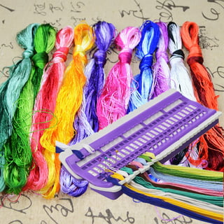 5pcs Plastic Cross Stitch Row Line Board Embroidery Thread Yarn Organizer