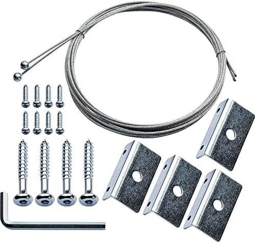 Cross Strap Shelf Stabilizer Kit HeavyDuty Shelf Hardware Kit W/ 72