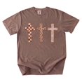 thumbnail image 1 of Cross T-shirt, Faith Shirt, Leopard Cross Tee. Jesus Christian Shirt, God is Good, Church Shirt, 1 of 6