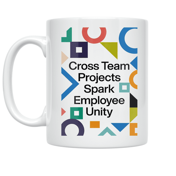 Cross Team Projects Spark Employee Unity - Corporate Teamwork - 11 oz Ceramic Coffee Mug