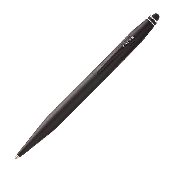 Cross Tech2 Refillable Ballpoint Pen, Medium Ballpen With Stylus, Includes Premium Gift Box - Satin Black