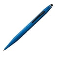 thumbnail image 1 of Cross Tech2 Refillable Ballpoint Pen, Medium Ballpen With Stylus, Includes Premium Gift Box - Metallic Blue, 1 of 7