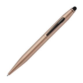 Cross Tech2™ Satin Metallic Macchiato Lacquer with Polished Black PVD Appointments Dual-Function Ballpoint Pen with Stylus