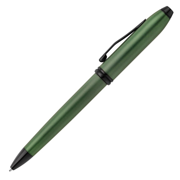Cross Townsend® Matte Green PVD Micro-knurl Ballpoint Pen