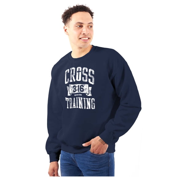 Cross Training 3:16 Christian Unisex Plus Fleece Graphic Sweatshirt Brisco Brands 2X