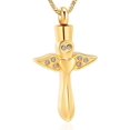 thumbnail image 1 of Cross Urn Cremation Jewelry Cross Urn Necklace for Ashes for Women Angel Wing Heart Urn Locket Pendant Memorial Keepsake Ashes Jewelry, 1 of 6