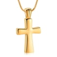 thumbnail image 1 of Cross Urn Pendant Memory Necklace for Cremation Ashes Holder Memorial Jewelry, 1 of 6