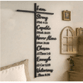 thumbnail image 1 of Cross Wall Decor,Cross for Wall,Metal Cross Wall Art Decor, Jesus Wall Art with Crosses and Bible Verse, Christian Religious Rustic Farmhouse Scripture Decorations Home Living Room Decor, 1 of 7