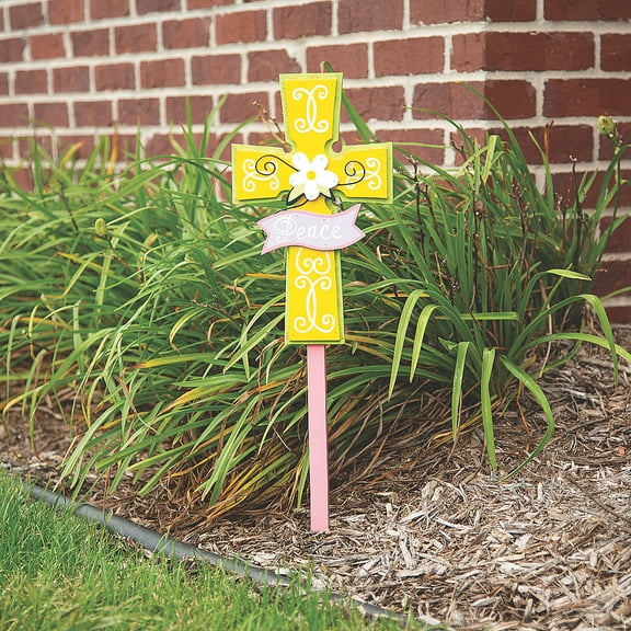 CROSS YARD STAKE - Home Decor - 1 Piece