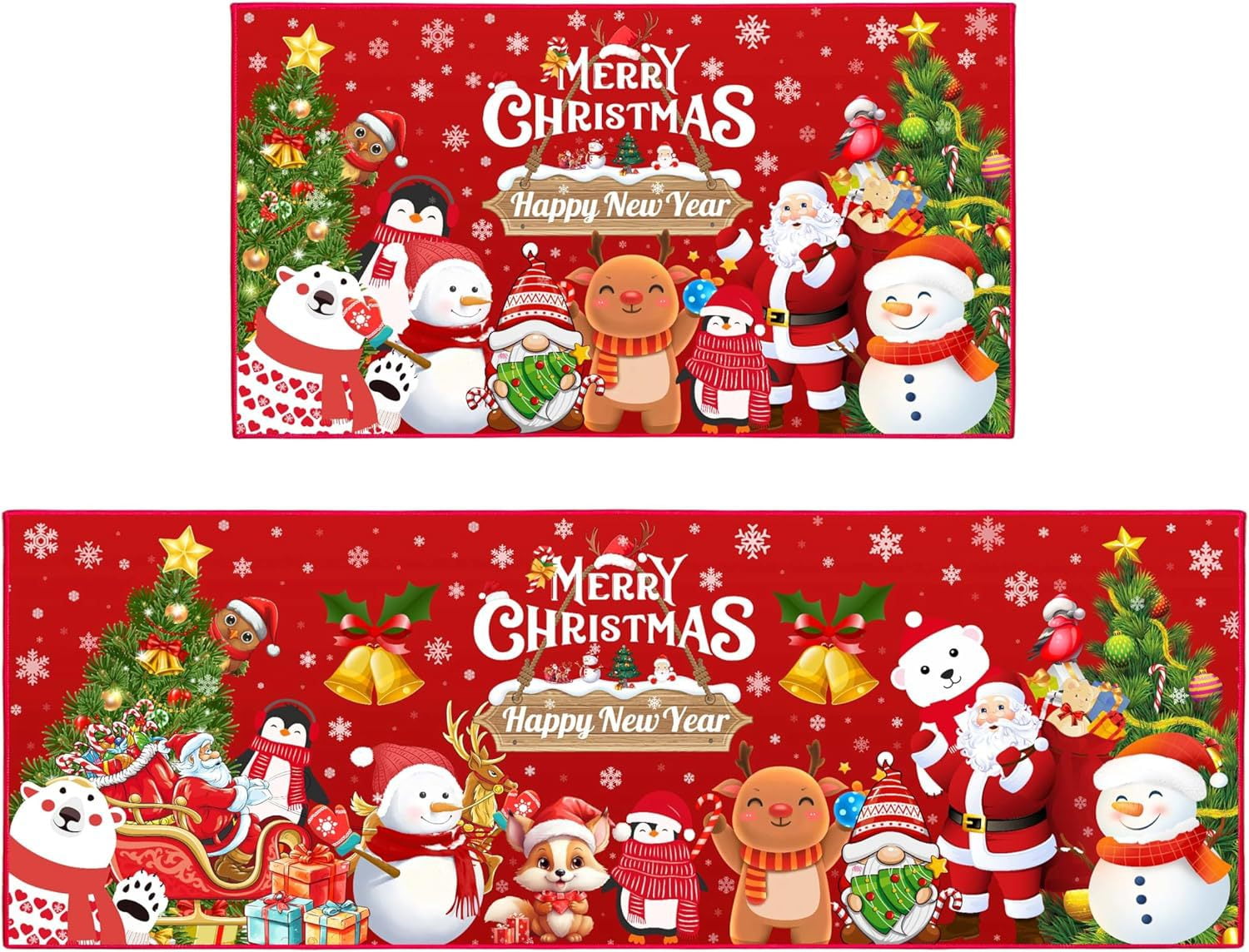 Crossborder Christmas Carpet Amazon Daifa Decorative Floor Mat Kitchen