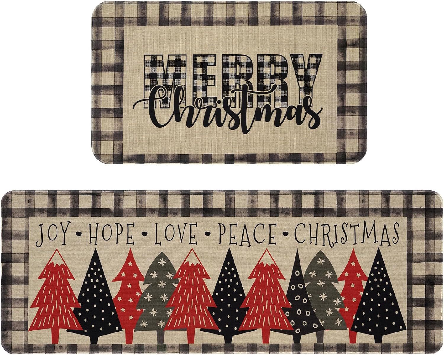 Crossborder Christmas Carpet Amazon Daifa Decorative Floor Mat Kitchen