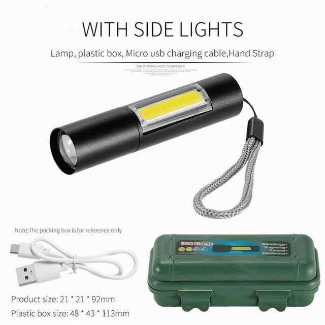 Crossborder Explosions Simple Mini Flashlight Aluminum Alloy