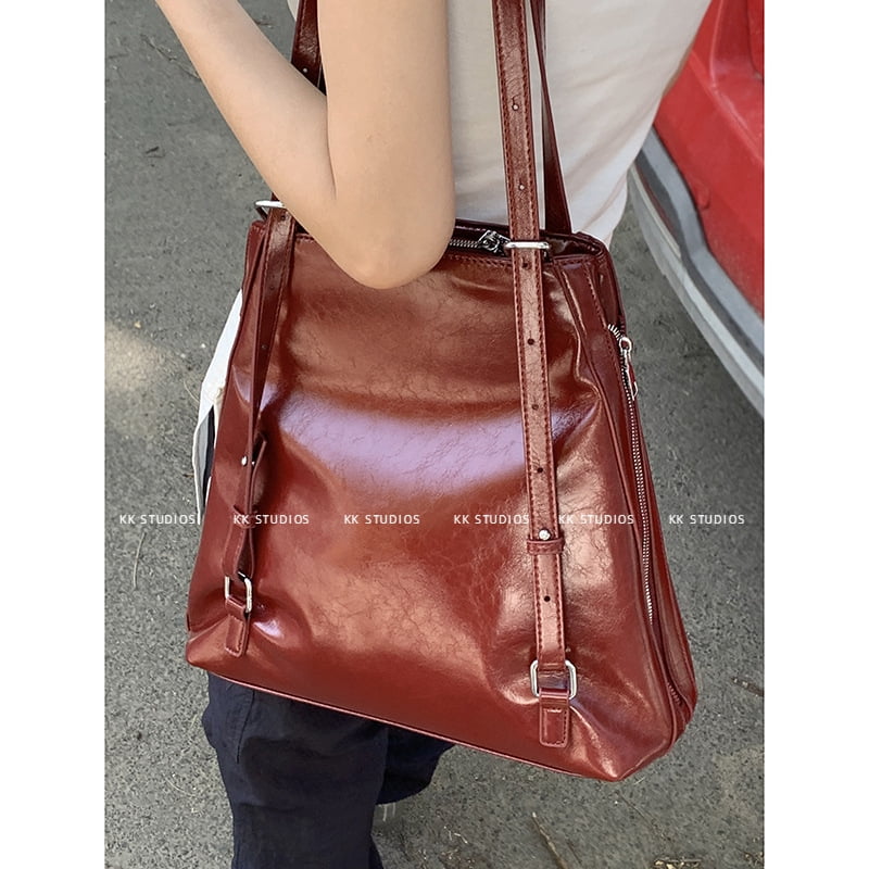 Crossborder Retro Highend Tote Bag Highend Largecapacity Shoulder