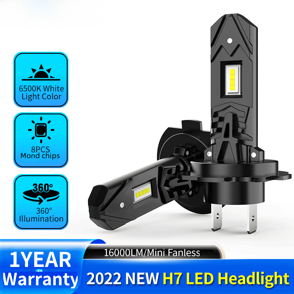 Crossborder exclusive for M2led headlights H7 fanless car refit lights
