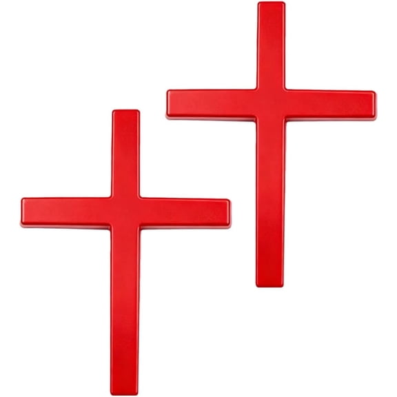 Cross for Car, Car Stickers, Cross Stickers, for Trunk, Tailgate, Side Fender, Cross Emblem for Car(C,2)