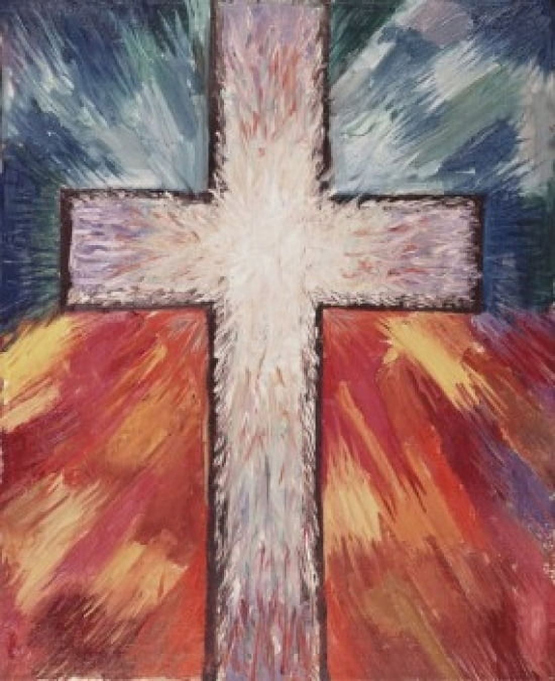 Cross of Eternity Sven Lindstrom (1883-1932 Swedish) Canvas Art - (24 x 36)
