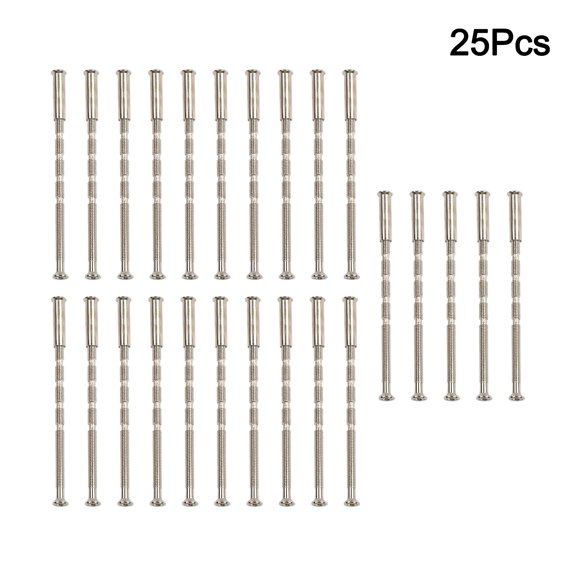 Cross screw 60mm nut 16mm iron nickel plated countersunk screw