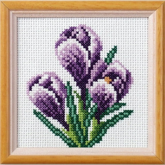 Cross stitch kit " Crocuses" 7510