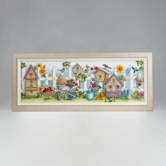 Charivna Mit Cross-Stitch kit M-451C "Bird Yard"