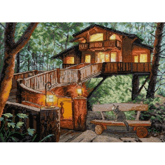 Cross-stitch kit M-466C "Secret place"