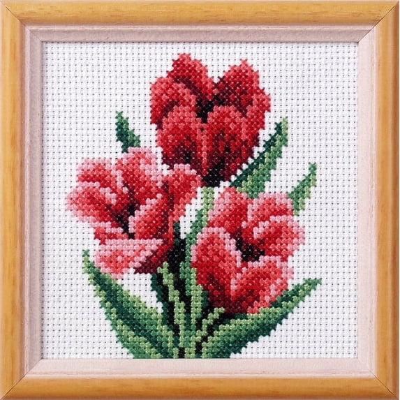 Cross stitch kit "Tulips " 7517