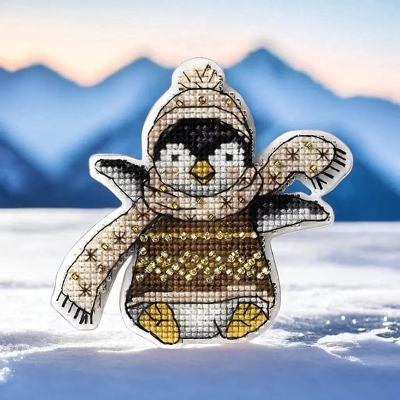 Wizardi Cross-Stitch kit on a Plastic Base FLX-016 Wonderland Crafts