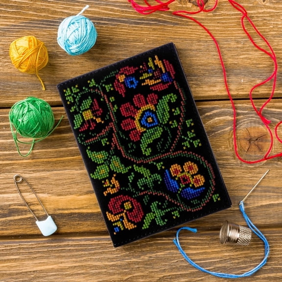 Wizardi Cross-Stitch kit on Artificial Leather FLHL-043 Wonderland Crafts